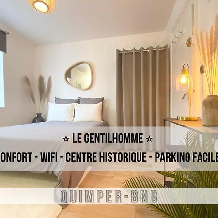 Le Gentilhomme - Studio - Entree Autonome - Plein Centre Historique Quimper Bagian luar foto
